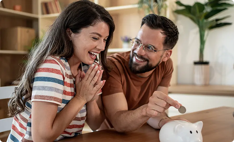 couple saving money